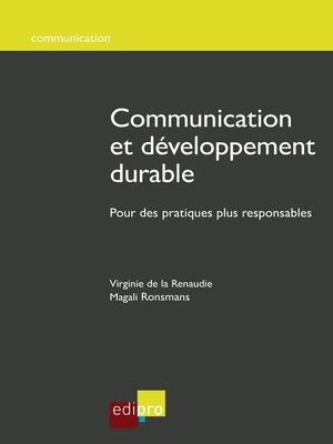 cover image of Communication et développement durable
